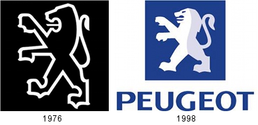 History of one logo. Lion with an arrow