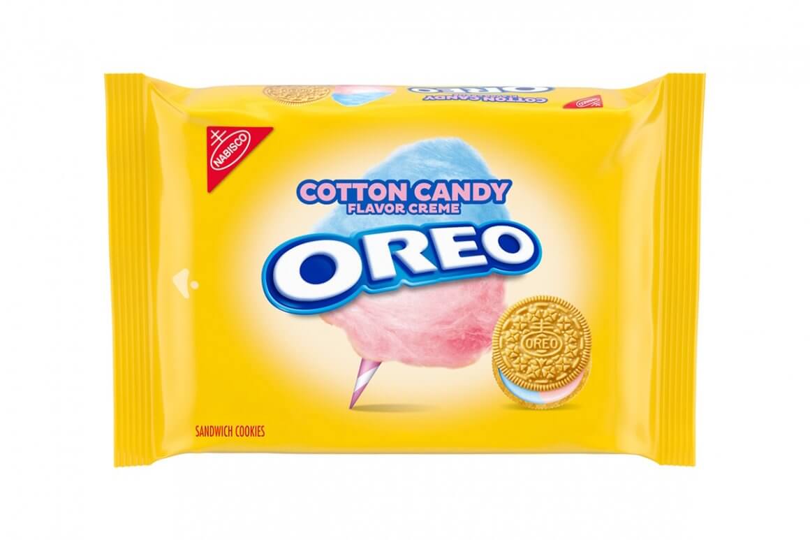 Oreo presents Cotton Candy cookies